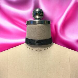 DollsKill Dark Chain Mesh Choker Necklace